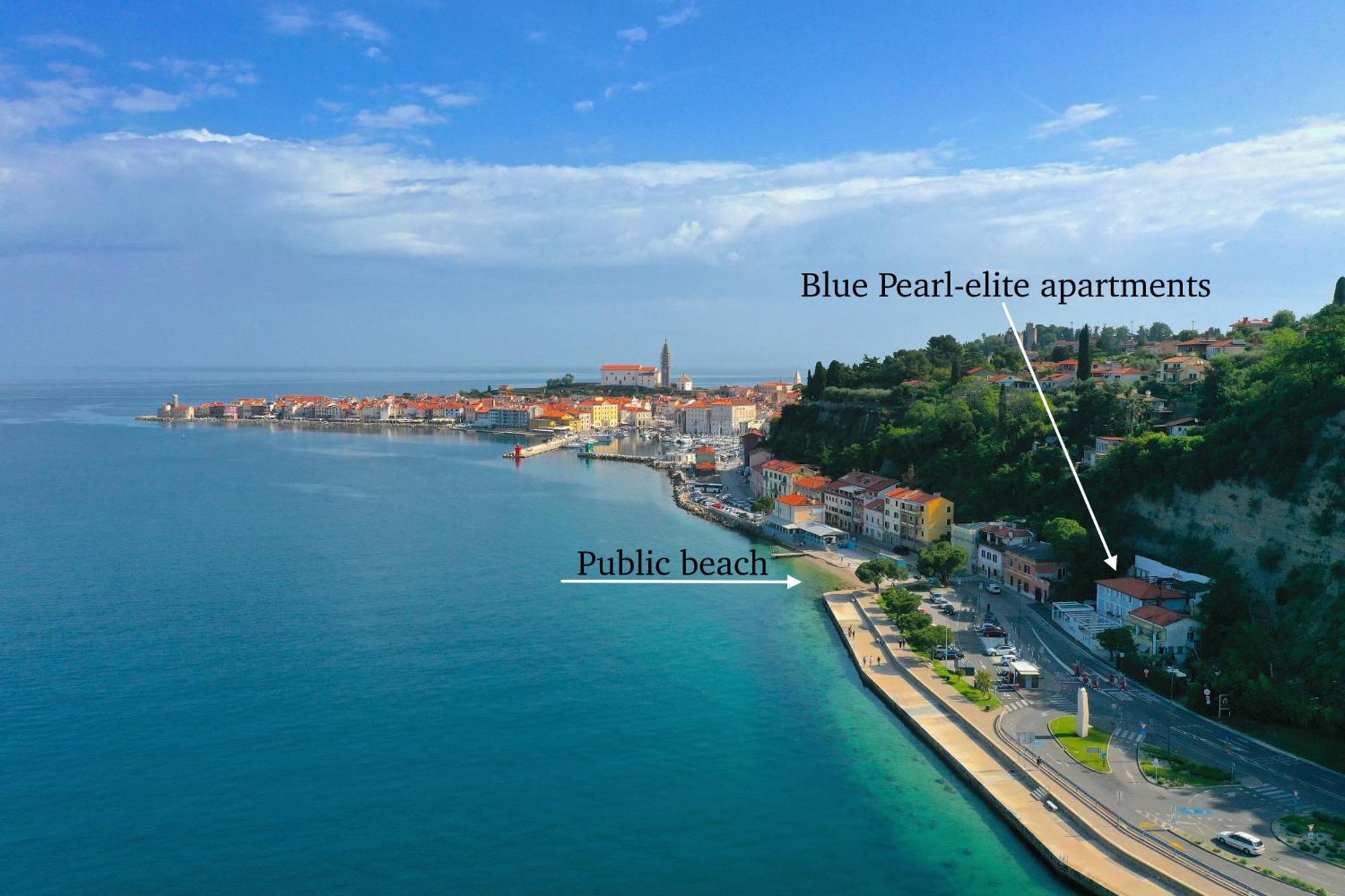 Blue Pearl Elite Apartments Piran Exterior foto